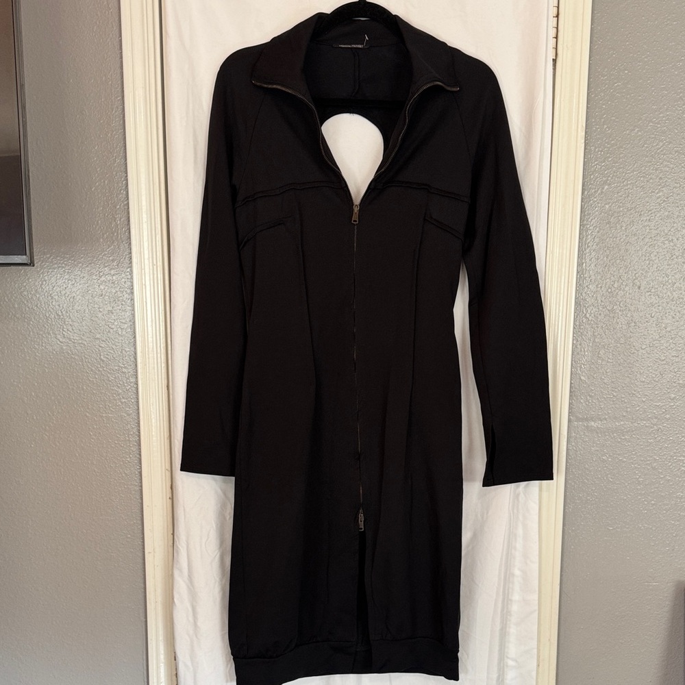 Chic Black Long Sleeve Women's Dress